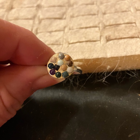 Handmade Jewelry - Colorful Gemstone Cluster Ring